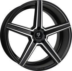 Felga aluminiowa 20" mbDESIGN KV1 20x9 ET51 5x130 Czarny matt polerowany