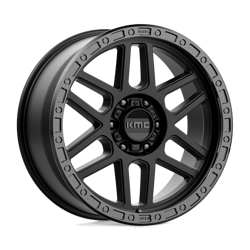 Felga aluminiowa 20" KMC Mesa 20x9 ET18 6x139,7 Satin Black With Gloss Black Lip