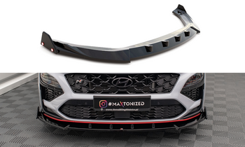 Splitter Przedni V.2 + Flaps Maxton Hyundai Kona N Mk1