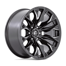 Felga aluminiowa 20" Fuel D803 FLAME 20x9 ET1 5x139,7 Gloss Black Milled