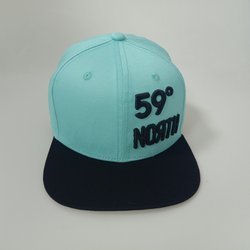 59 North Wheels - Snapback turkusowo-czarny