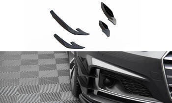 Canards(owiewki przedniego zderzaka) Maxton Audi S5 / A5 S-Line Coupe / Sportback F5