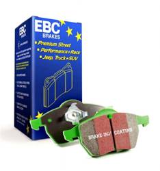 DP21518 - Zestaw klocków hamulcowych seria GREENSTUFF EBC Brakes AUDI | A3 (8P) | A3 (quattro 8P) | A3 (Cabriolet 8P) | A4 (B7)