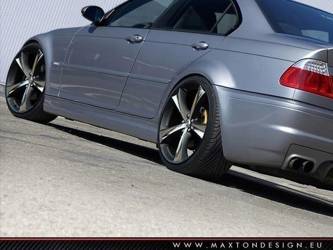 Dokładki progów Maxton BMW 3 E46 4D Sedan ( M3 Look )