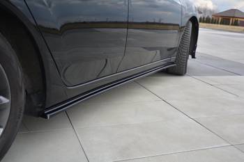 Dokładki progow Maxton Honda Accord MK8 (CU) Przedlift / Sedan (czarny połysk)