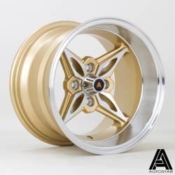 Felga aluminiowa 14" Autostar Kanji 14x9 ET-13 4x100 Pfgold