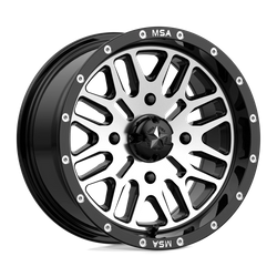 Felga aluminiowa 14" MSA Offroad Wheels M38 BRUTE 14x7 ET10 4x110 Gloss Black Machined