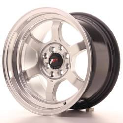 Felga aluminiowa 15" Japan Racing JR12 15x8,5 ET13 4x100/114 Hyper Silver w/MachinedLip