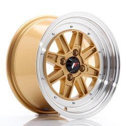 Felga aluminiowa 15" Japan Racing JR31 15x7.5 ET20 4x100 Gold w/Machined Lip