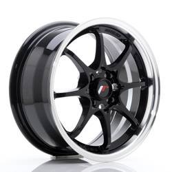 Felga aluminiowa 15" Japan Racing JR5 15x7 ET35 4x100 Gloss Black w/MachinedLip