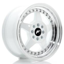 Felga aluminiowa 15" Japan Racing JR6 15x7 ET25 4x100/108 White w/Machined Lip