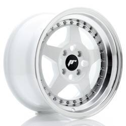 Felga aluminiowa 15" Japan Racing JR6 15x8 ET25 4x100 White w/Machined Lip