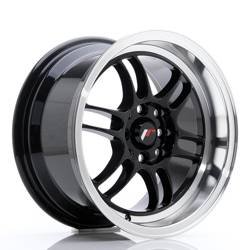 Felga aluminiowa 15" Japan Racing JR7 15x8 ET35 4x100/114 Gloss Black w/MachinedLip