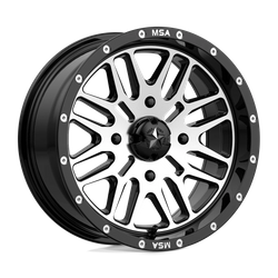 Felga aluminiowa 15" MSA Offroad Wheels M38 BRUTE 15x7 ET10 4x137 Gloss Black Machined