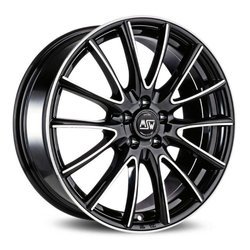 Felga aluminiowa 15" MSW 86 15x6 ET30 4x100 Gloss Black Full Polished