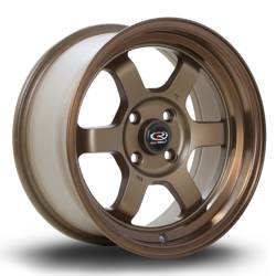 Felga aluminiowa 15" Rota Grid-V 15x7 ET20 4x100 Spbronze