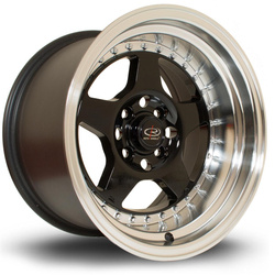 Felga aluminiowa 15" Rota Kyusha 15x9 ET0 4x114,3 Rlblack