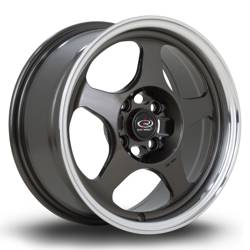 Felga aluminiowa 15" Rota Slip 15x7 ET40 4x100 Rlgunmetal