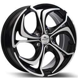 Felga aluminiowa 16" Forzza Aktia 16x6,5 ET38 5x100 Black Face Machined