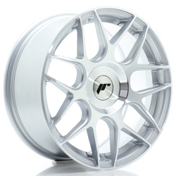 Felga aluminiowa 16" Japan Racing JR18 16x7 ET20-35 BLANK Silver Machined Face