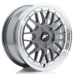 Felga aluminiowa 16" Japan Racing JR23 16x7 ET20-45 5H BLANK Hyper Gray w/Machined Lip