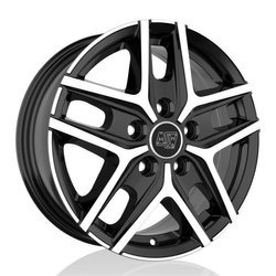 Felga aluminiowa 16" MSW 40 Van 16x6,5 ET44 5x114,3 Gloss Black Full Polished