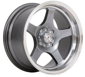 Felga aluminiowa 17" 59 North Wheels D-004 17x8,5 ET15 4x100/114,3 Gloss gunmetal/polished