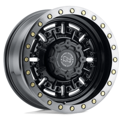 Felga aluminiowa 17" Black Rhino Abrams 17x9,5 ET-18 5x127 Gloss Gun Black W/ Machined Dark Tint