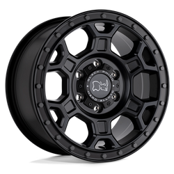 Felga aluminiowa 17" Black Rhino Midhill 17x8 ET45 5x160 Matte Black W/ Gunmetal Bolts