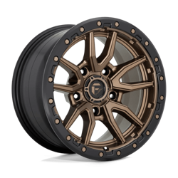 Felga aluminiowa 17" Fuel Rebel 17x9 ET-12 5x127 Matte Bronze Black Bead Ring