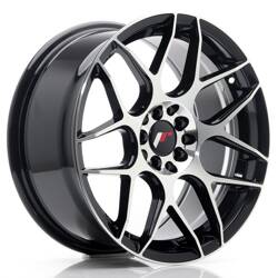 Felga aluminiowa 17" Japan Racing JR18 17x8 ET35 5x100/114 Black Machined Face