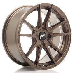 Felga aluminiowa 17" Japan Racing JR21 17x8 ET20-35 4H BLANK Matt Bronze