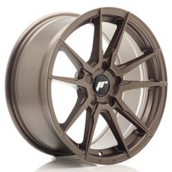 Felga aluminiowa 17" Japan Racing JR21 17x8 ET20-35 5H BLANK Matt Bronze