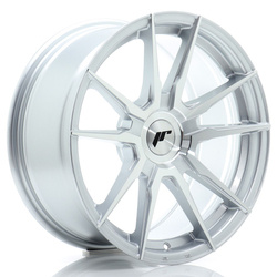 Felga aluminiowa 17" Japan Racing JR21 17x9 ET20-45 BLANK Silver Machined