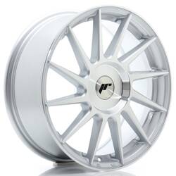 Felga aluminiowa 17" Japan Racing JR22 17x7 ET20-40 BLANK Silver Machined Face