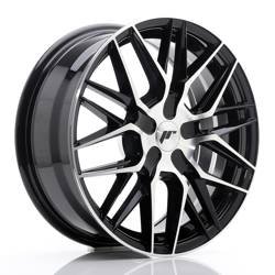 Felga aluminiowa 17" Japan Racing JR28 17x8 ET25-40 BLANK Gloss Black MachinedFace