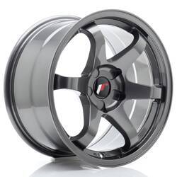 Felga aluminiowa 17" Japan Racing JR3 17x9 ET20-35 5H BLANK Gun Metal