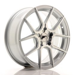 Felga aluminiowa 17" Japan Racing JR30 17x7 ET20-40 5H BLANK Silver MachinedFace