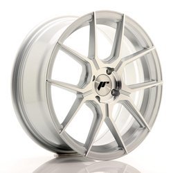 Felga aluminiowa 17" Japan Racing JR30 17x7 ET40 4x100 Silver Machined Face