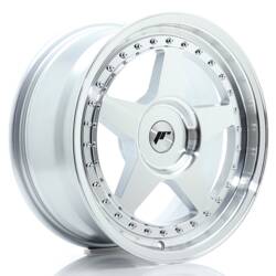 Felga aluminiowa 17" Japan Racing JR6 17x8 ET20-35 BLANK Silver Machined Face