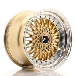 Felga aluminiowa 17" Japan Racing JR9 17x10 ET20 5x112/120 Gold w/Machined Lip