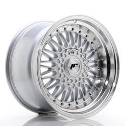 Felga aluminiowa 17" Japan Racing JR9 17x10 ET20 5x112/120 Silver w/Machined Lip+SilverRivets