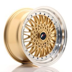 Felga aluminiowa 17" Japan Racing JR9 17x8,5 ET20-35 BLANK Gold w/Machined Lip