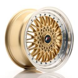 Felga aluminiowa 17" Japan Racing JR9 17x8,5 ET20 4x100/108 Gold w/Machined Lip