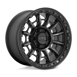 Felga aluminiowa 17" KMC Carnage 17x9 ET0 6x139,7 Satin Black With Gray Tint