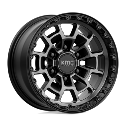 Felga aluminiowa 17" KMC Summit 17x8,5 ET0 6x139,7 Satin Black With Gray Tint