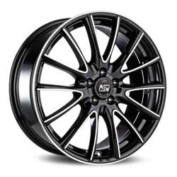 Felga aluminiowa 17" MSW 86 17x7,5 ET37 4x108 Gloss Black Full Polished