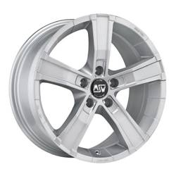 Felga aluminiowa 17" MSW Sahara 5 17x8 ET45 5x120 Full Silver