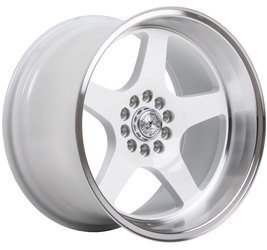 Felga aluminiowa 18" 59 North Wheels D-004 18x10,5 ET25 5x114,3/120 White/polished