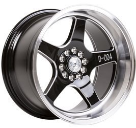 Felga aluminiowa 18" 59 North Wheels D-004 18x11 ET15 5x114,3/120 Gloss black/polished